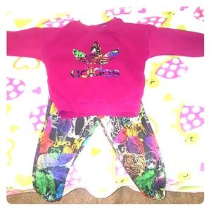 Toddler Adidas Two Piece Sweatsuit